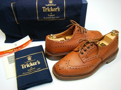 トリッカーズ Tricker’s 箱付良好 カントリーシューズ バートン 買取査定