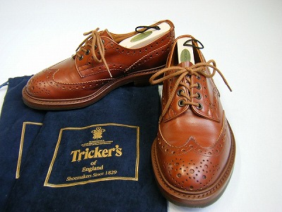 トリッカーズ Tricker’s 良好 カントリーシューズ バートン 買取査定