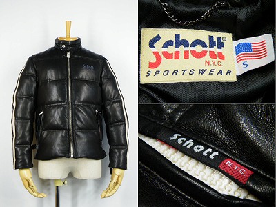 ショット Schott モーターサイクル レザーダウンジャケット 買取査定