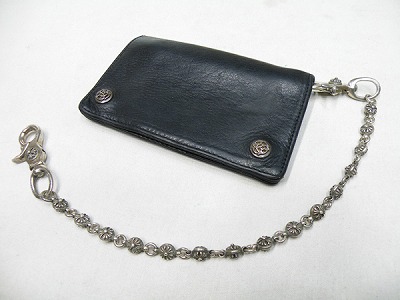 クロムハーツ chromehearts レザーウォレット CHクロスチェーン セット 買取査定