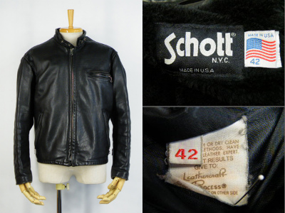 ショット Schott 641 シングルライダースジャケット サイズ42 買取査定