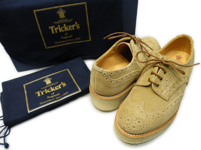 トリッカーズ Tricker’s M5633 スウェードシューズ 買取査定