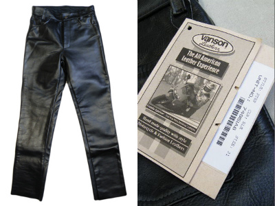 バンソン Vanson PTEP leather pants レザーパンツ W31 買取査定