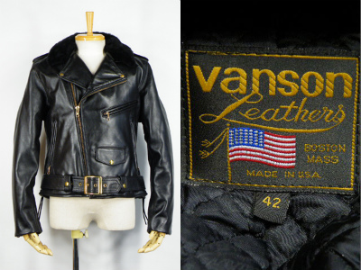 バンソン VANSON type E ボア付 Wライダースジャケット タイプE 買取査定