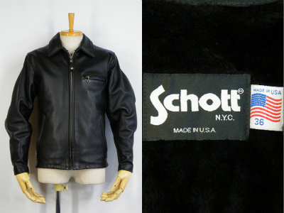 ショット SCHOTT 643 シングルライダース 極上 買取査定