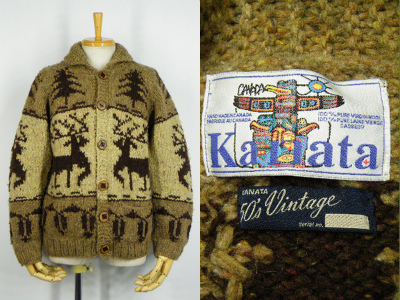 カナタ Kanata Cowichan sweater カウチンセーター 買取査定