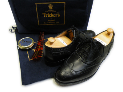 トリッカーズ Tricker’s Black Calf Full Brogue ブラックカーフ フルブローグ 買取査定