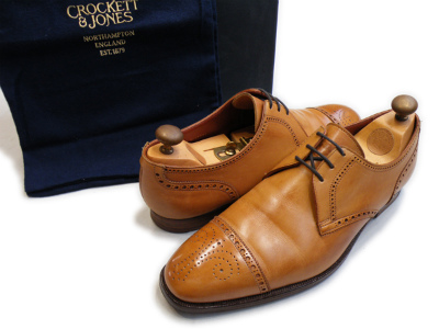 CROCKETT＆JONES クロケット&ジョーンズ THIERRY ストレートチップ 箱付 買取・査定