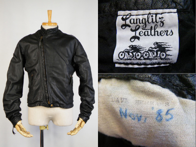 60’s Langlitz Leathers Cascade ラングリッツレザー キャスケード 買取査定