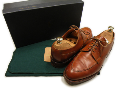 Crockett&Jones POLO × クロケット&ジョーンズ Uチップ レザーシューズ 買取・査定