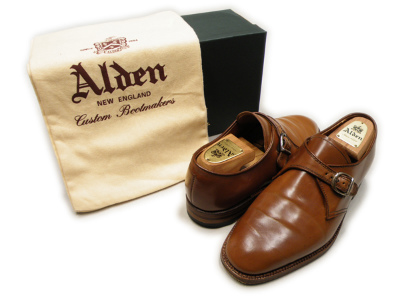 ALDEN オールデン 1709 モンクストラップ コードバン レザーソール別注 買取・査定