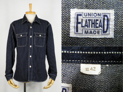 THE FLAT HEAD フラットヘッド 7011W ウォバッシュ ワークシャツ 買取査定