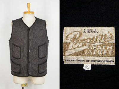 フルカウント FULLCOUNT Beach VEST ブラウンズビーチ ベスト  買取査定