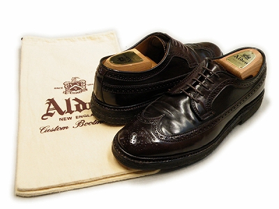 ALDEN オールデン 975 ロング ウイングチップ コードバン 買取・査定