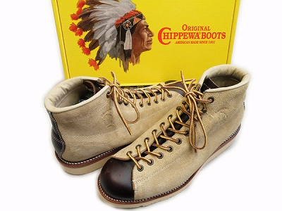 チペワ chippewa 5インチ レーストゥー モンキーブーツ スエード 買取査定