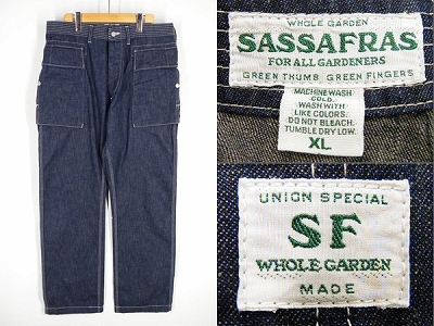 SASSAFRAS ササフラス PLANT MARKER PANTS プラントマーカーパンツ 買取査定