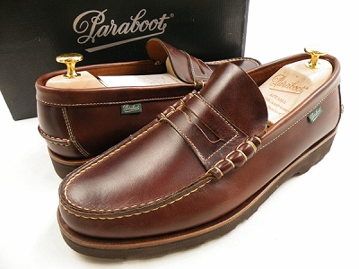 パラブーツ PARABOOT PRINCE CROSS ペニーローファー 買取査定