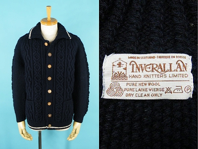 INVERALLAN インバーアラン オッシュマンズ 別注 3A カーディガン 買取査定