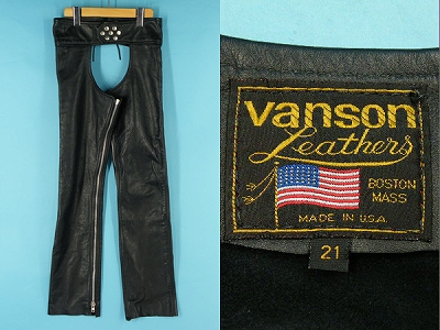 vanson バンソン chaps レザー チャップス 買取査定