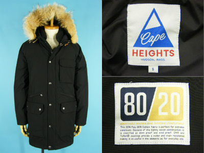 Cape Heights ケープハイツ BRIGHT WOOD ブライトウッド ダウンジャケット 買取査定