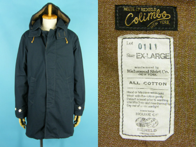 COLIMBO コリンボ RICHMOND BORO LIGHT COAT リッチモンド ボロ ライトコート 買取査定