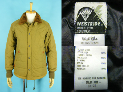 WEST RIDE ウエストライド レーシングライトジャケット 買取・査定