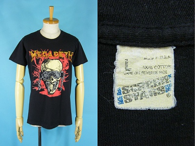 MEGADETH メガデス WAKE UP DEAD TOUR 1987 ツアーTシャツ 買取査定