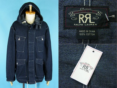 RRL ダブルアールエル デニム デッキパーカー 買取・査定