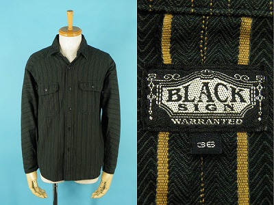 BLACK SIGN ブラックサイン Tupelo Stripe Logger Shirt 買取・査定