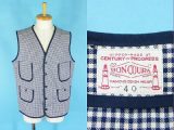 ボンクラ パイピングベスト ギンガムチェック 買取・査定